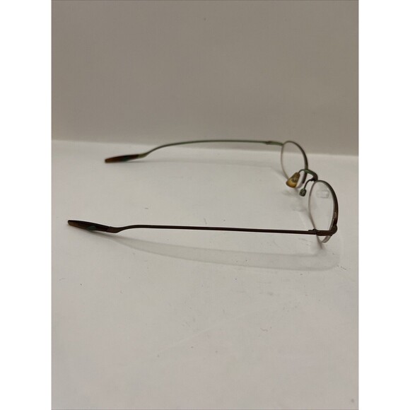 Calvin Klein Eyeglasses 5101 220 Half Rim Green/Brown Frames Only 50-19-140 - Picture 5 of 7